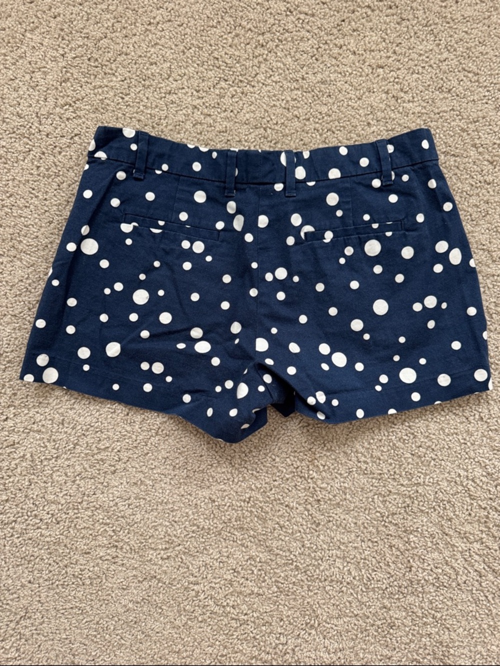 Gap Polka Dot Navy Women's Shorts (Size: 2R)